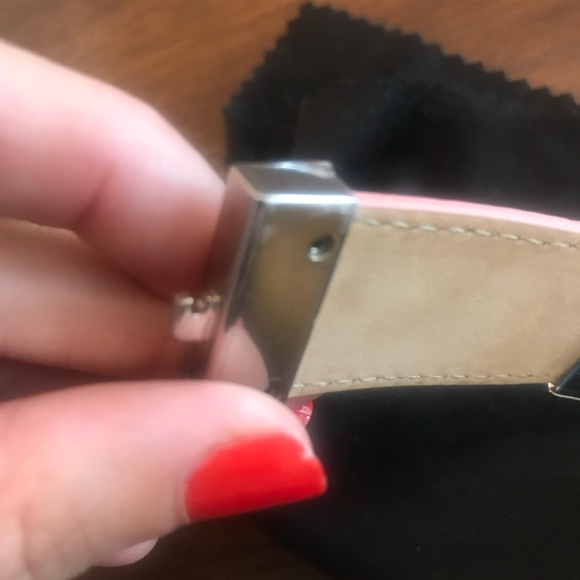 NWT | Balenciaga Metal & Leather Cuff Bracelet - Picture 6 of 8